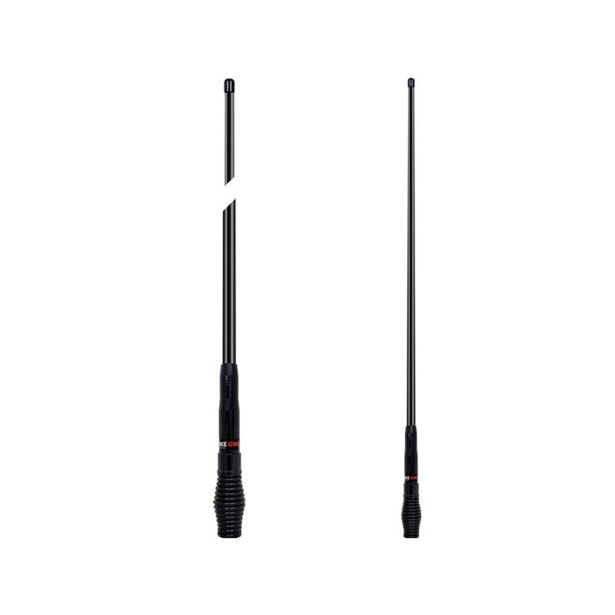 GME UHF CB Spring Base Heavy Duty Fibreglass Radome Antenna 6.6dB 1200mm Black AE4705B