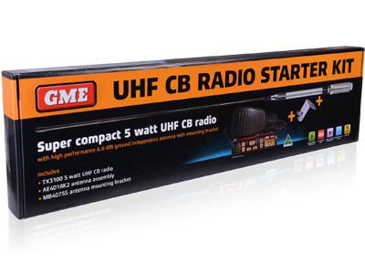 GME TX3100VP 5 Watt Super Compact UHF CB Radio  Starter Kit