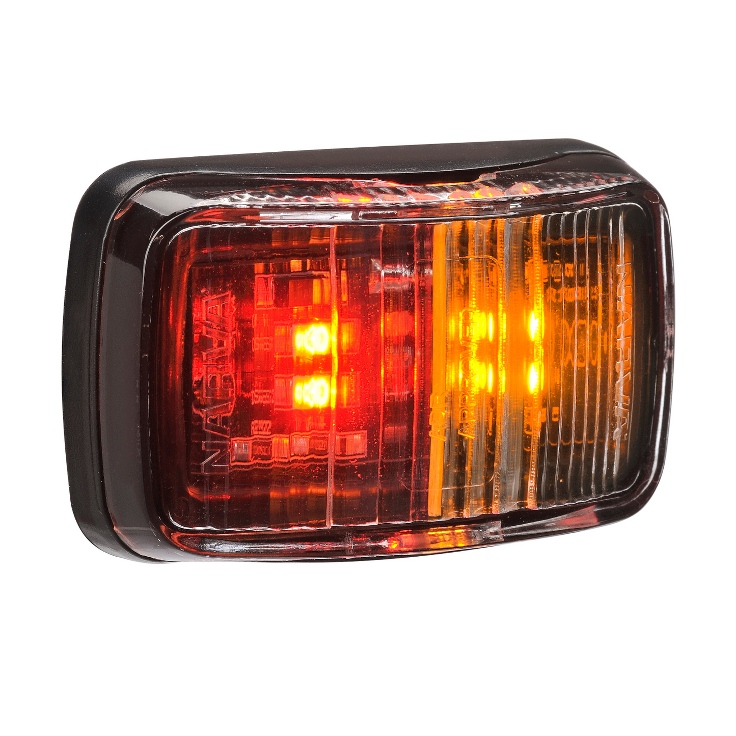 Narva LED Side Marker Red/Amber 12V Pk2 91332