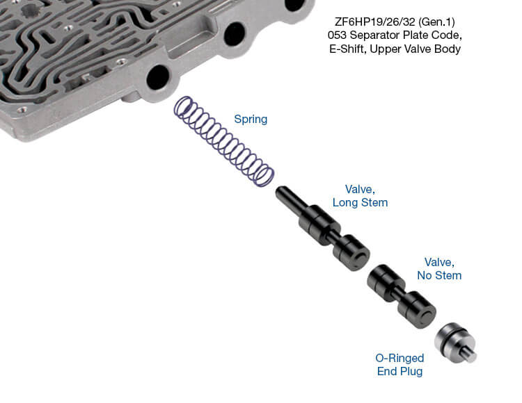 Sonnax Valve Kit 6Hp Gen2 O/S Position 95740-75K