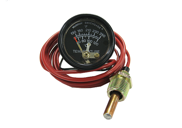 Murphy Temperature Switch Gauge Mechanical 60 - 120C 2Ft Capillary 091020TI1204