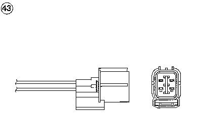 NTK Oxygen Sensor OZA333-H8