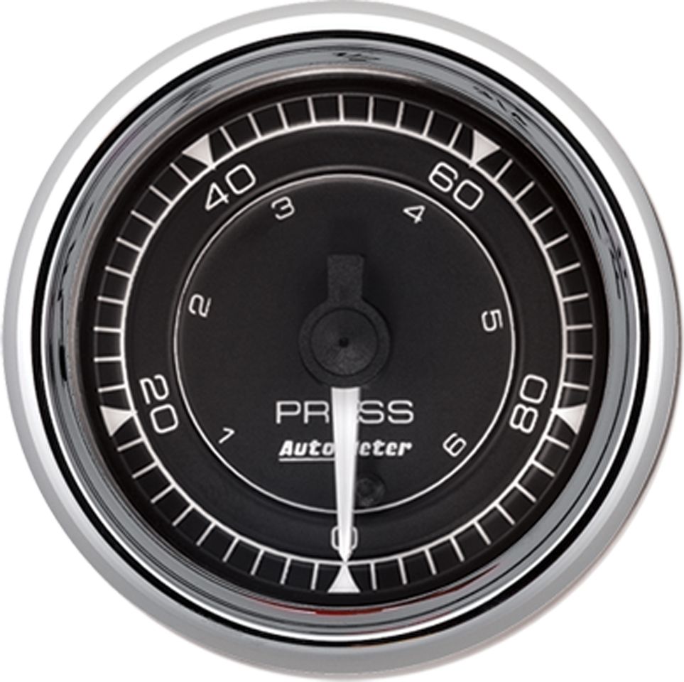 AutoMeter Chrono Chrome 2-1/16in Pressure AU9753