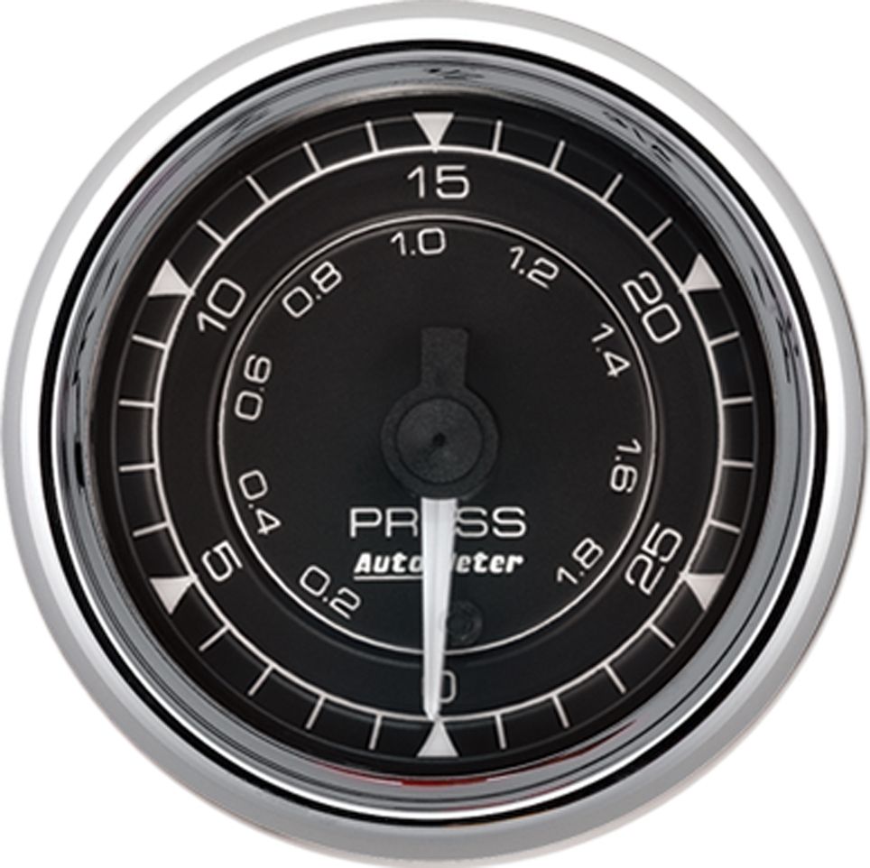 AutoMeter Chrono Chrome 2-1/16in Pressure AU9764