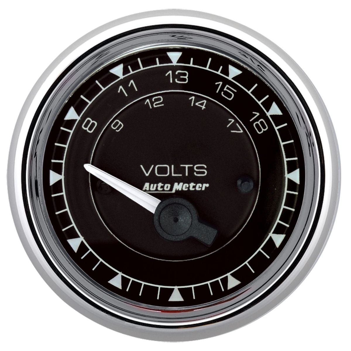 AutoMeter Chrono Chrome 2-1/16in Volts AU9792