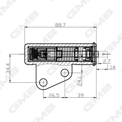 GMB Tensioner Hydraulic Timing Belt GHAT-189
