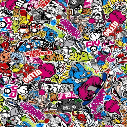 Autotecnica Sticker Bomb Flyboy Vinyl 152x100cm A0009