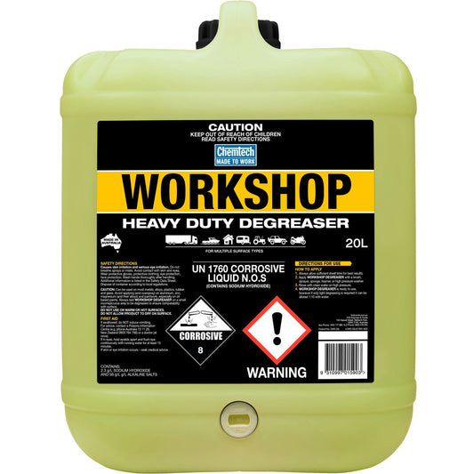 Chemtech Workshop Heavy Duty Degreaser 20L