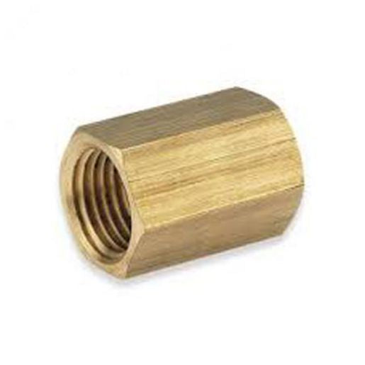TubeFit Hexagon Joiner Brass 1/8" BSPT F 01026 02