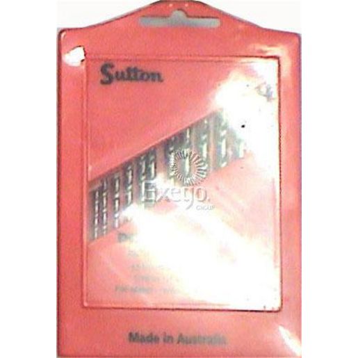 Sutton Drill Bit Set 1/16In - 1/4In S1