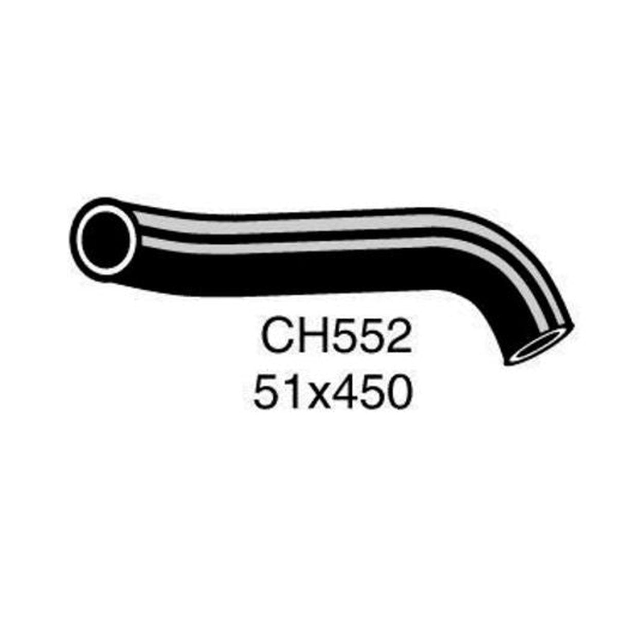 Mackay Top Radiator Hose CH552