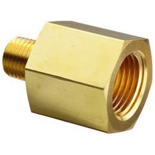 TubeFit Reducing Bush Brass 1/4" BSPT M x 1/8" BSP F 01024 0402