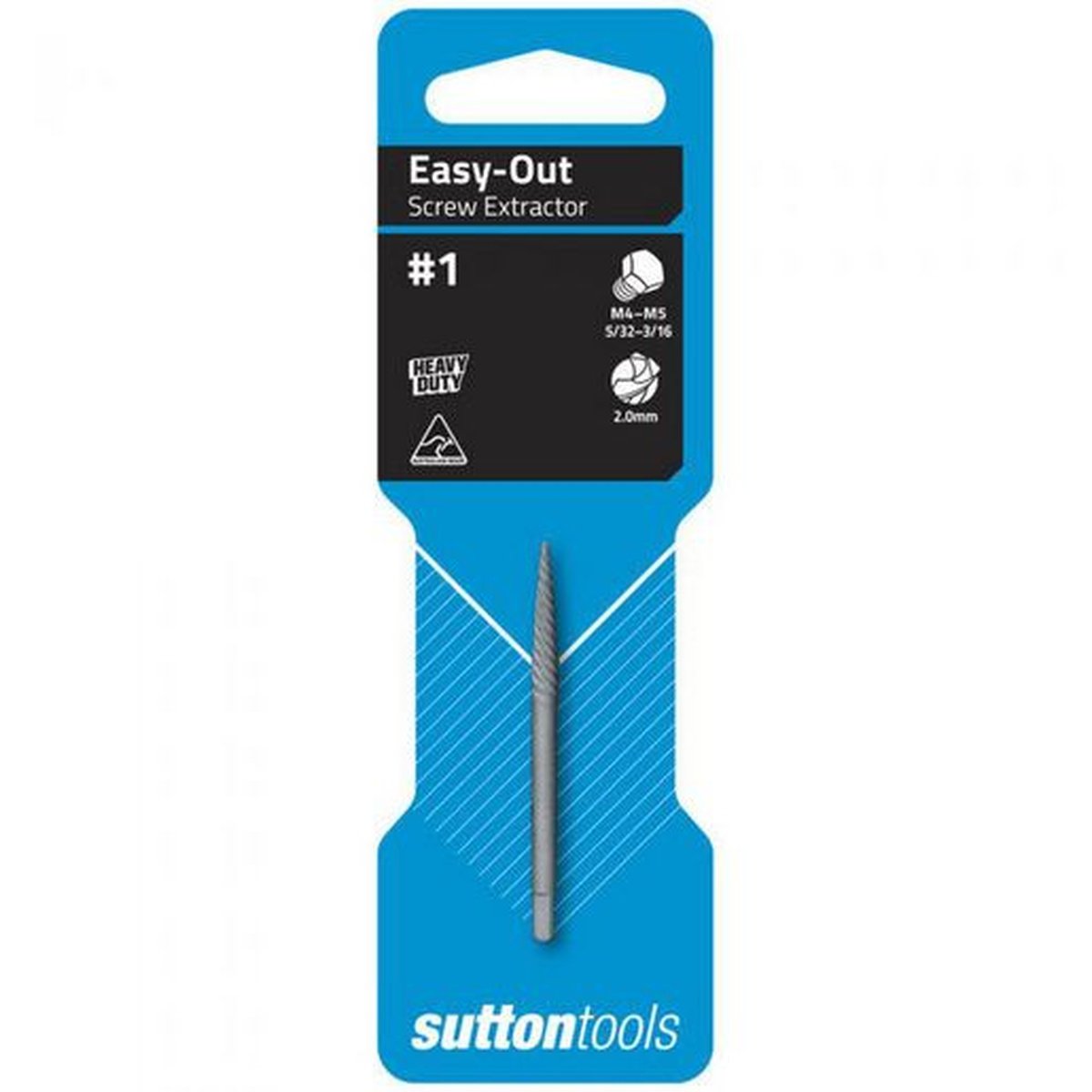 Sutton Screw Extractor Easy-Out #1 M4-M5 5/32-3/16in. Bolt EX1(363 731 001)