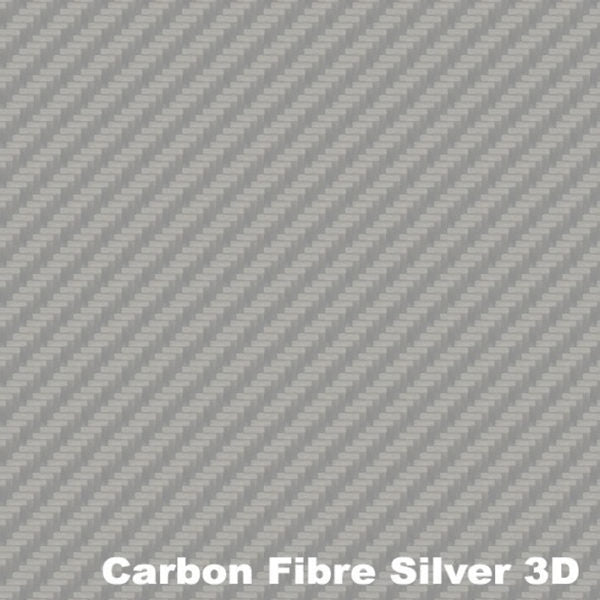 Autotecnica Vinyl Wrap 152Cm Silver 3D Carbon A26199