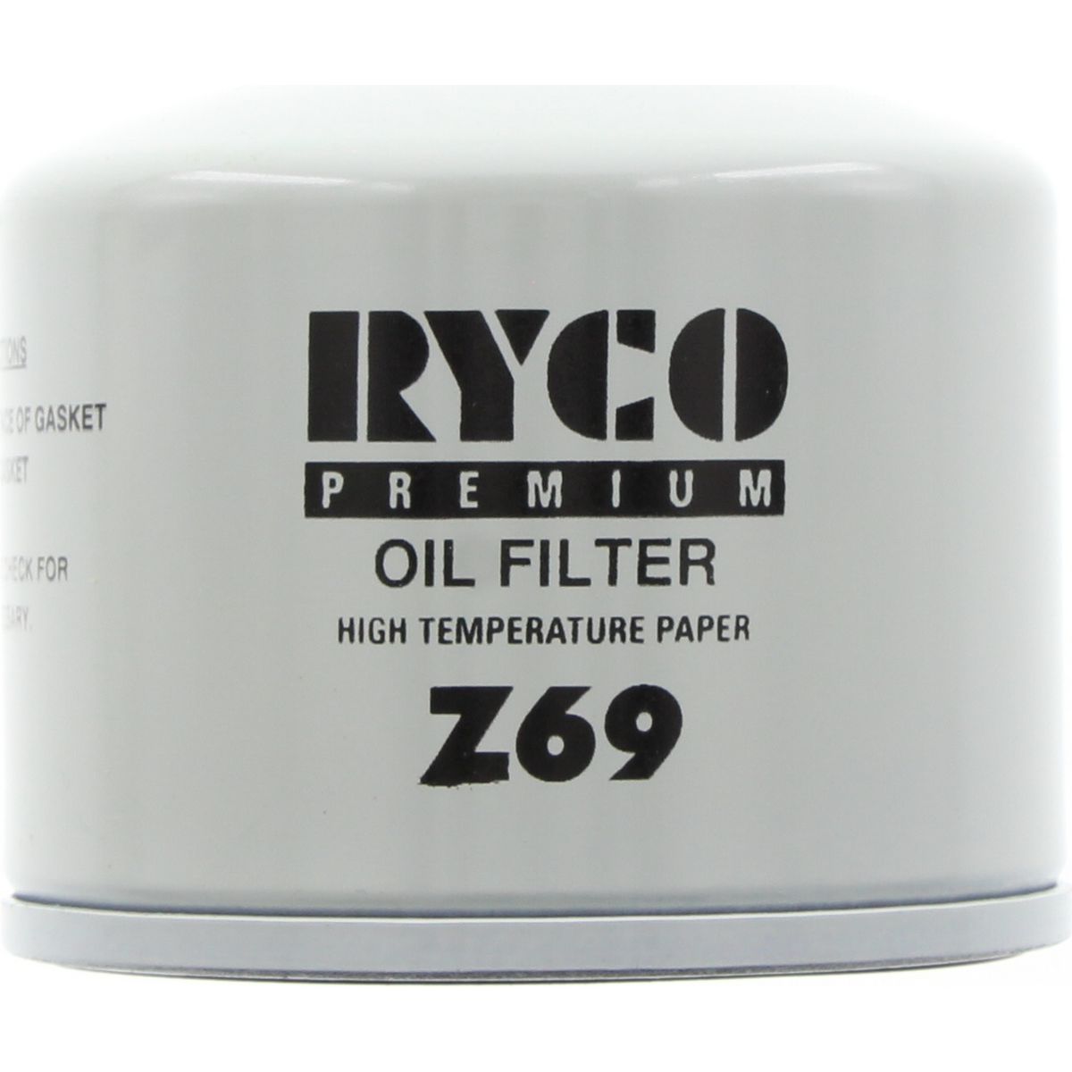 Ryco Oil Filter Spin On Z69