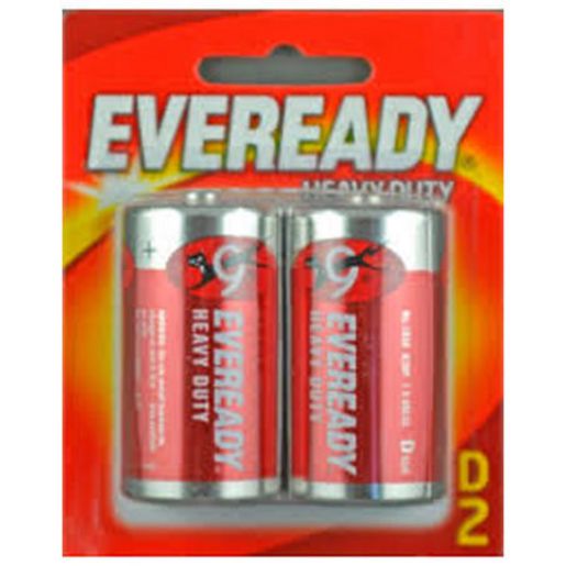 Eveready Heavy Duty Battery-D Red 1050BP2