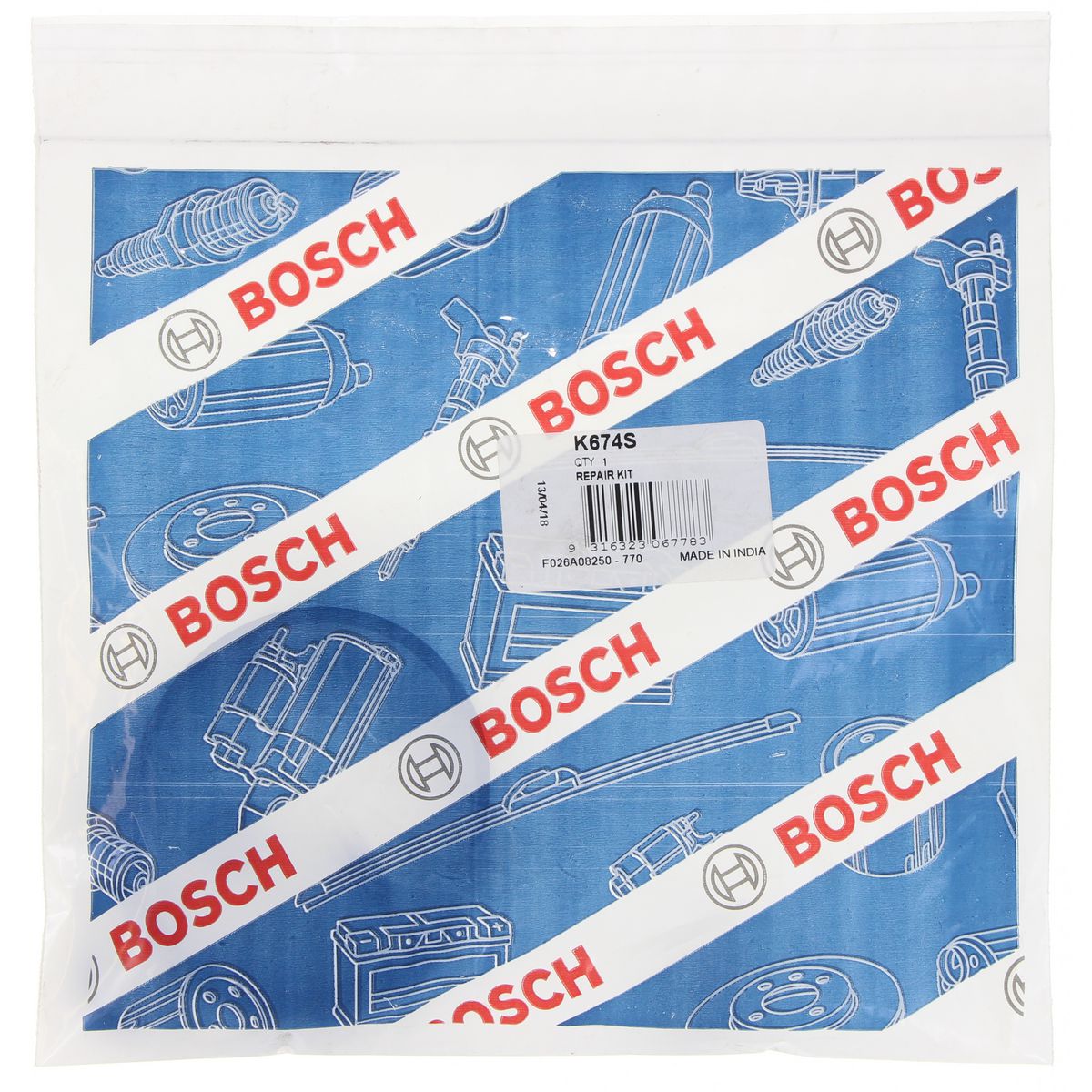 Bosch Brake Caliper Kit K674S