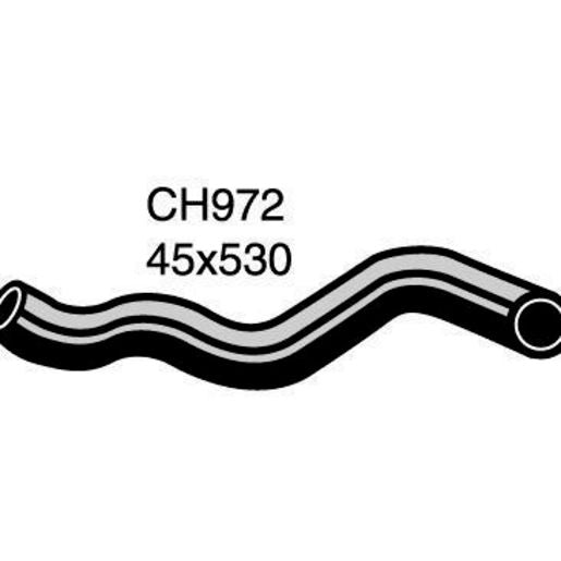 Mackay Bottom Radiator Hose CH972