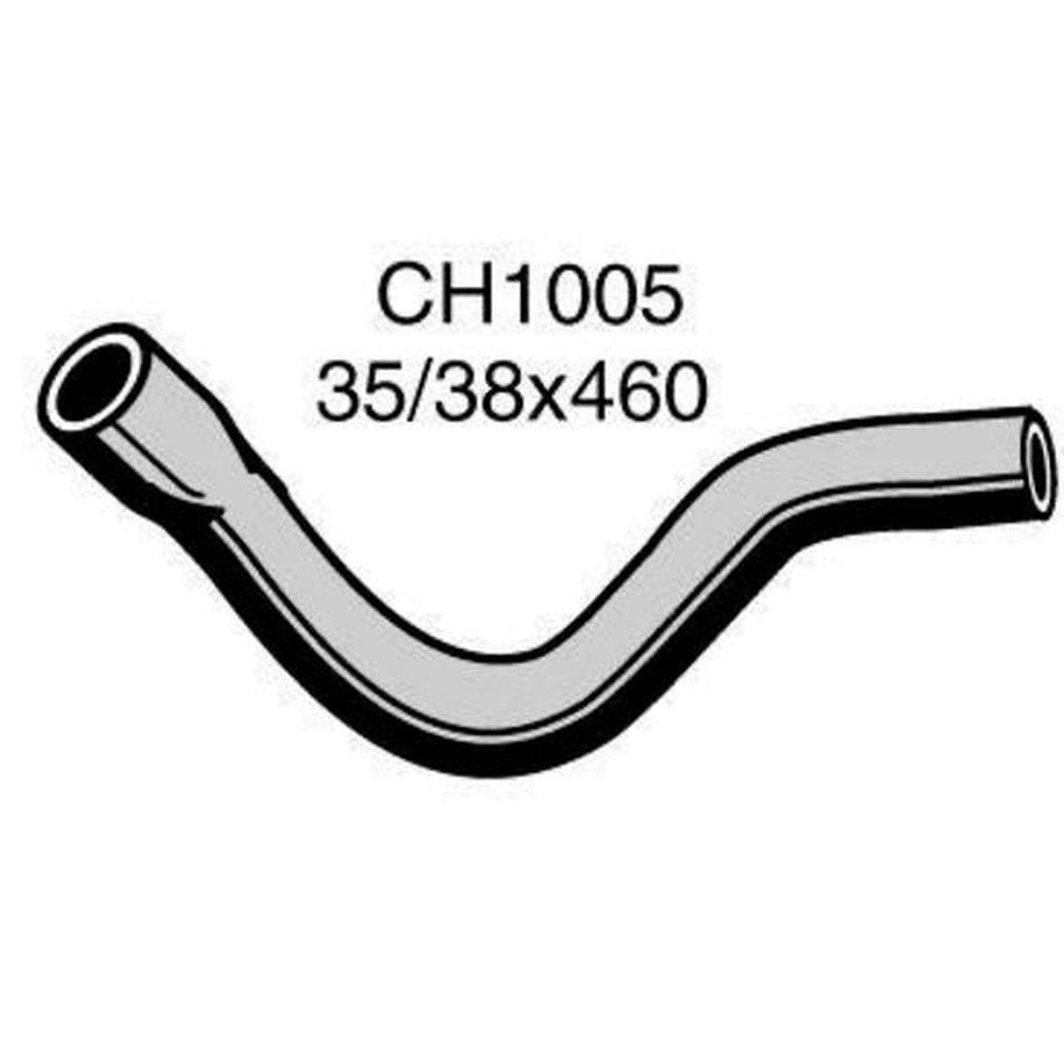 Mackay Bottom Radiator Hose CH1005