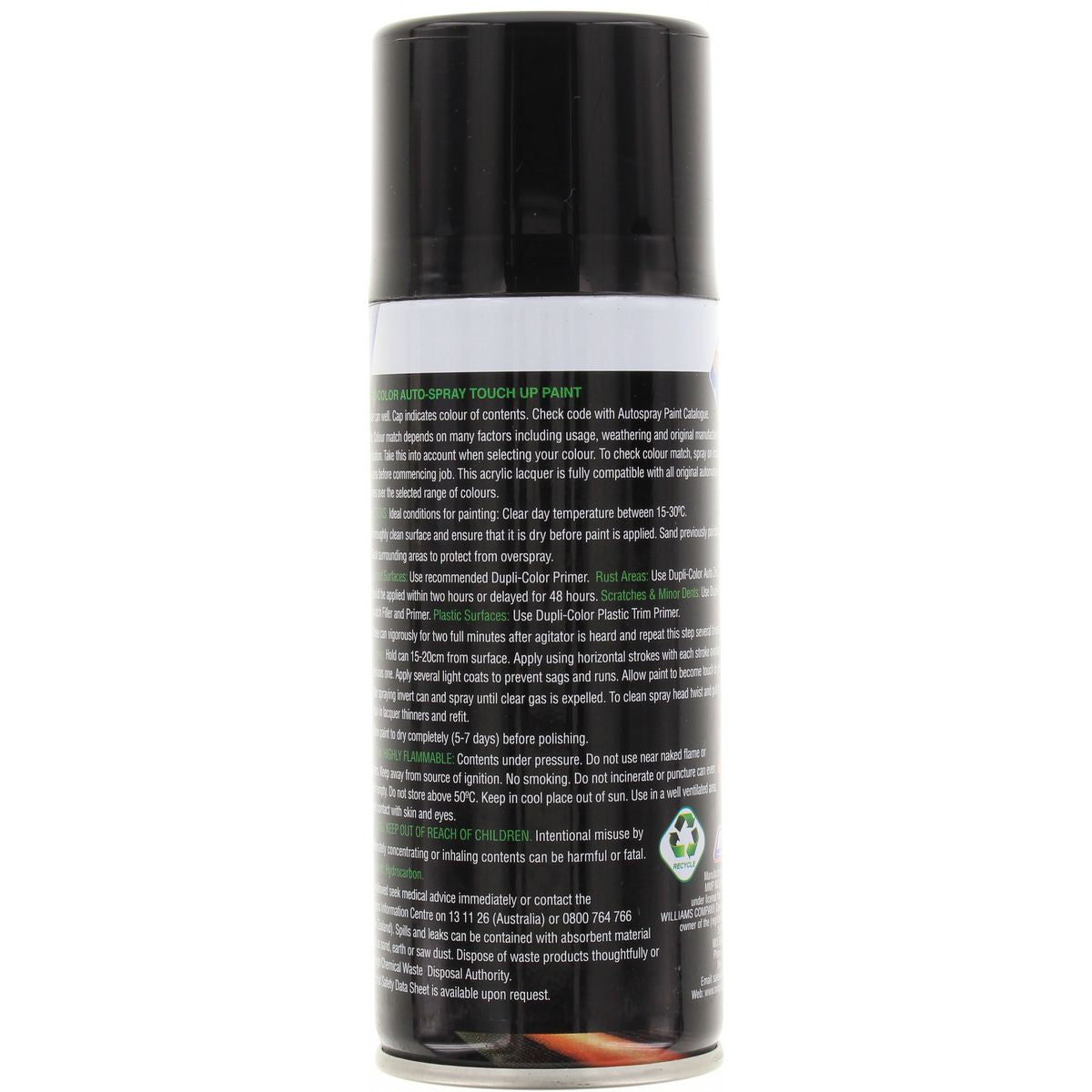 Dupli-Color Automotive Spray Paint Ebony Black 150g DSC09