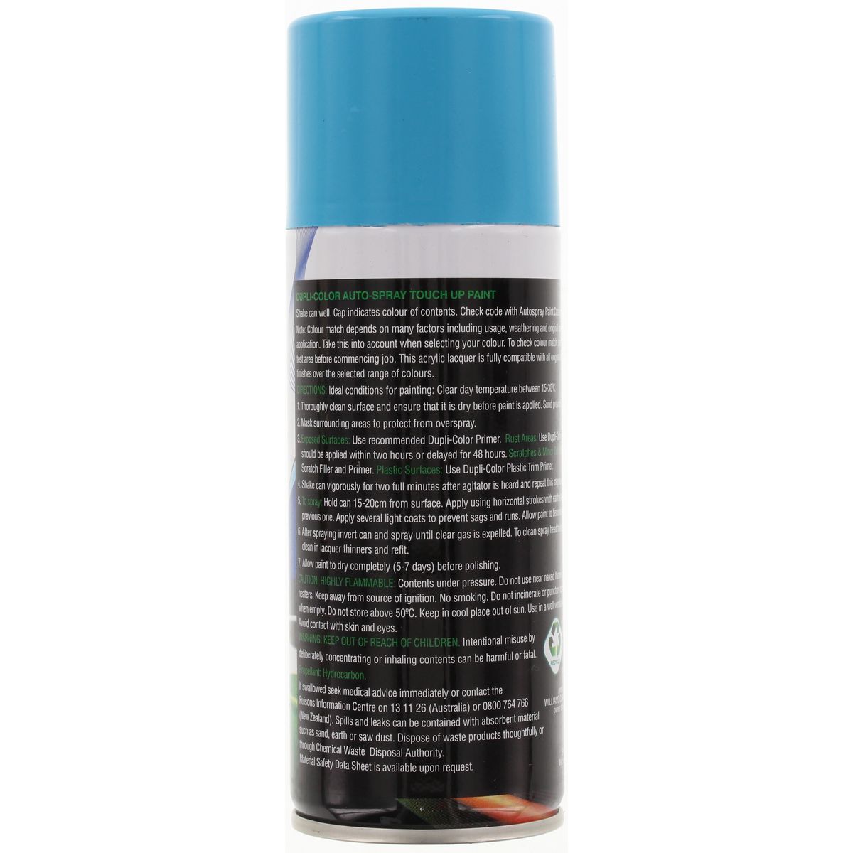 Dupli-Color Automotive Aerosol Spray Paint Deep Aqua 150g DSF13