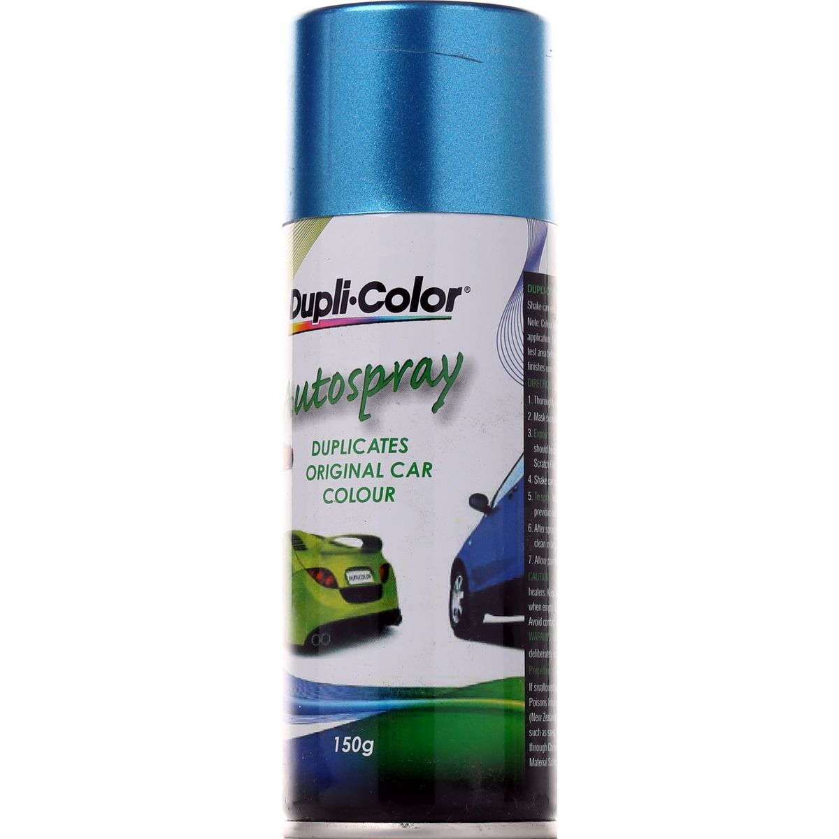 Dupli-Color Automotive Aerosol Spray Paint Cyan Blue 150g DSH22