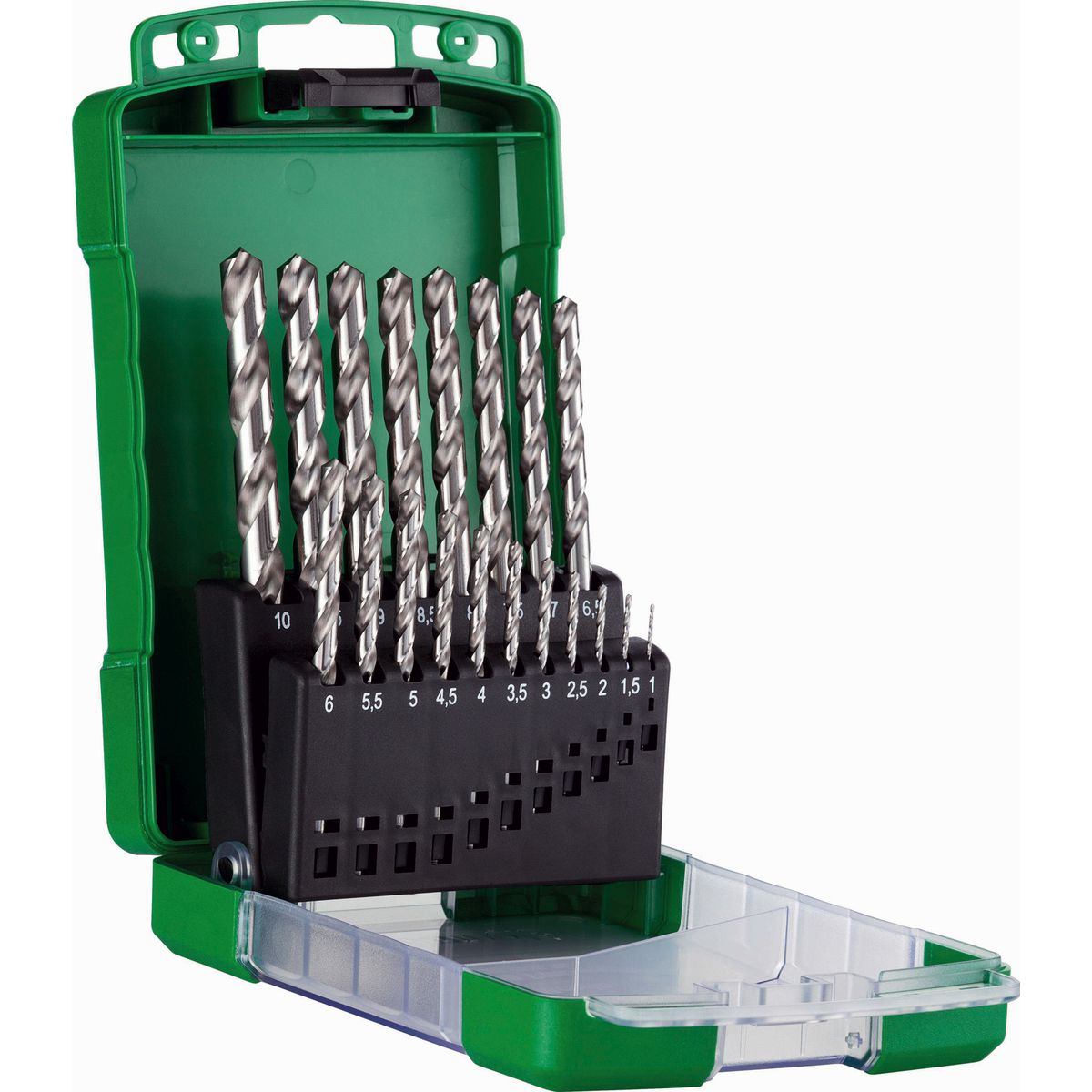 Sutton Jobber Drill Set SM2 Silver Bullet HSS 19pc 1-10mmx0.5mm Rises SM2