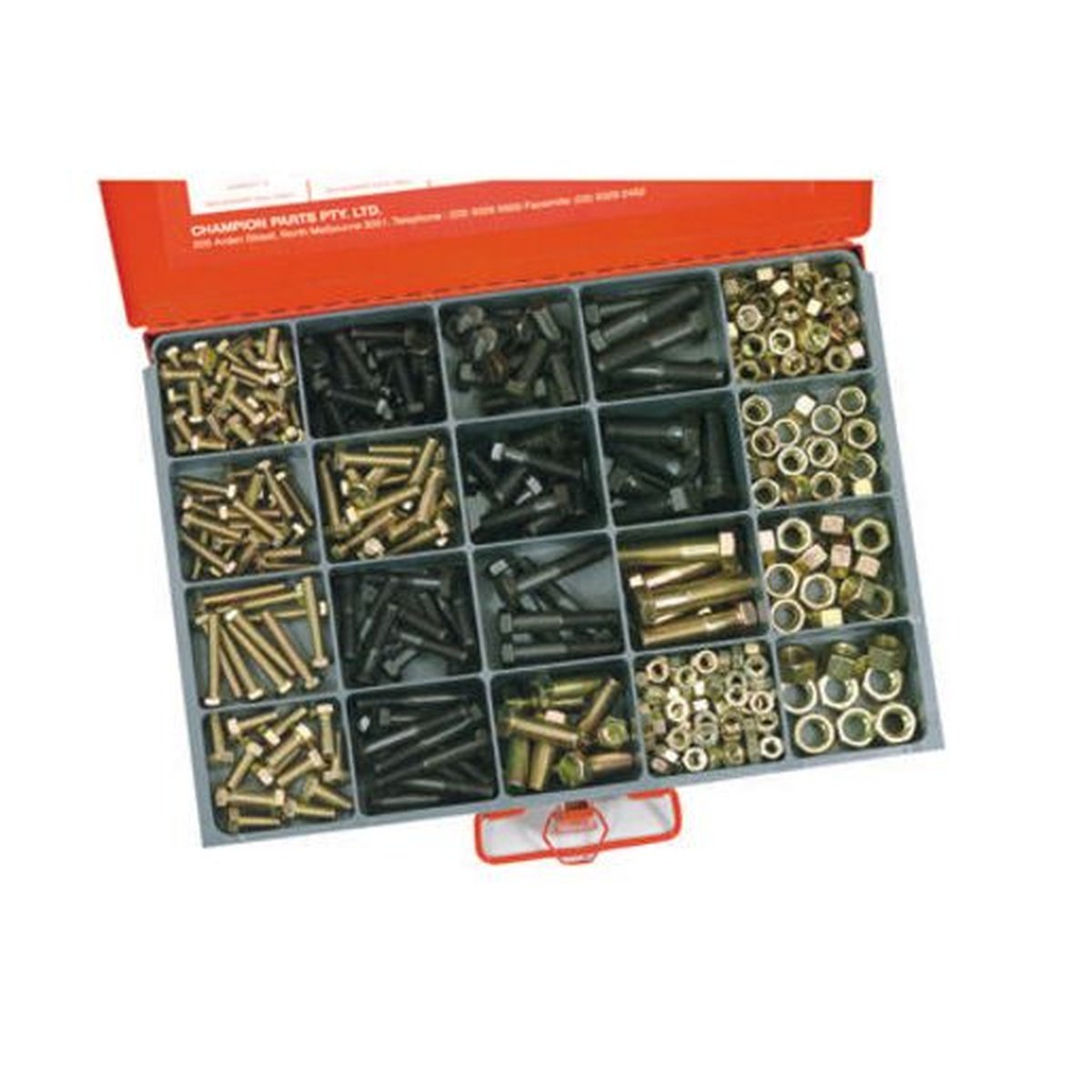 Champion Screw, Bolt & Nut UNF Master Assortment Kit Imperial 16 Sizes 365Pk CA365