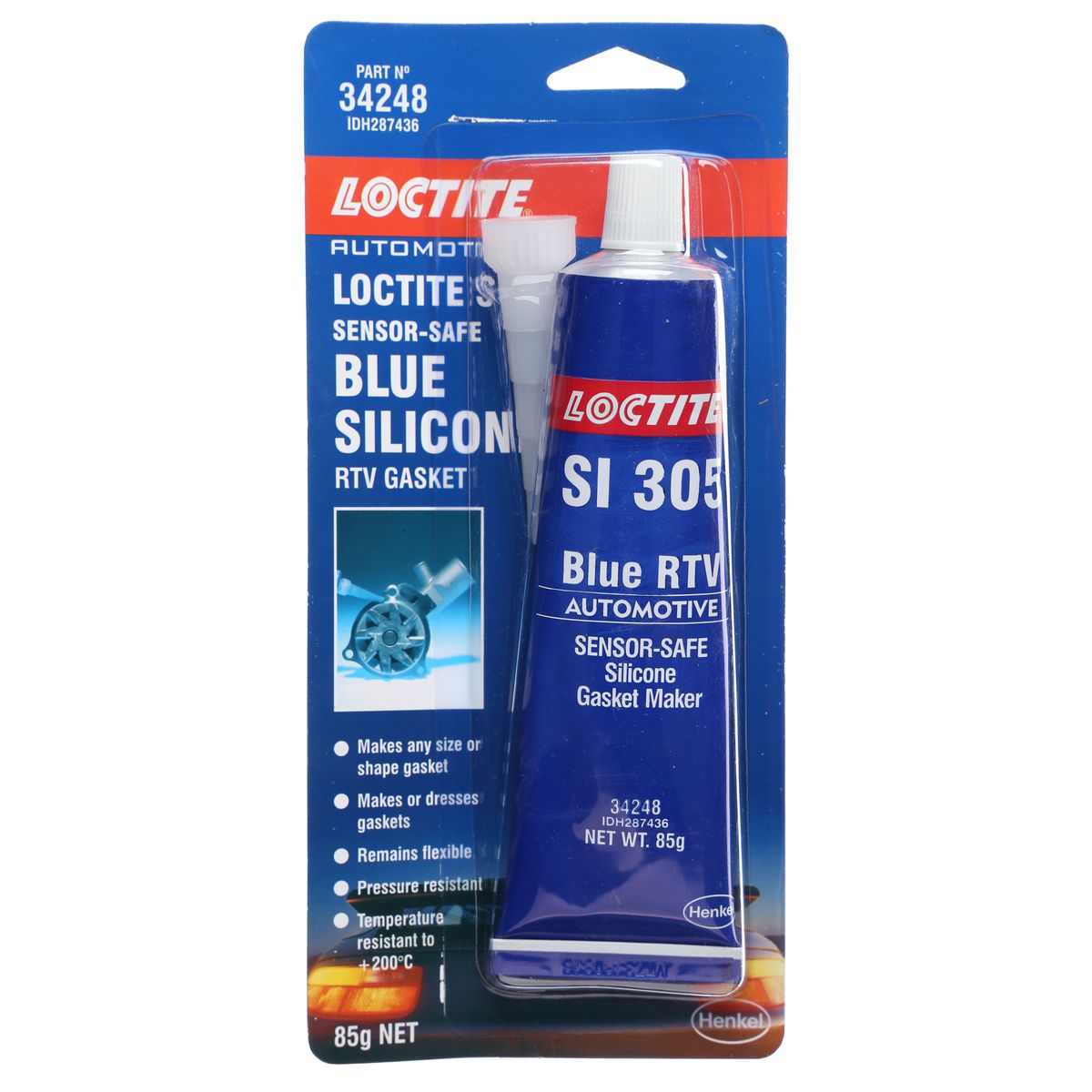 Loctite SI 305 Sensor-Safe Blue RTV Silicone 85g 34248