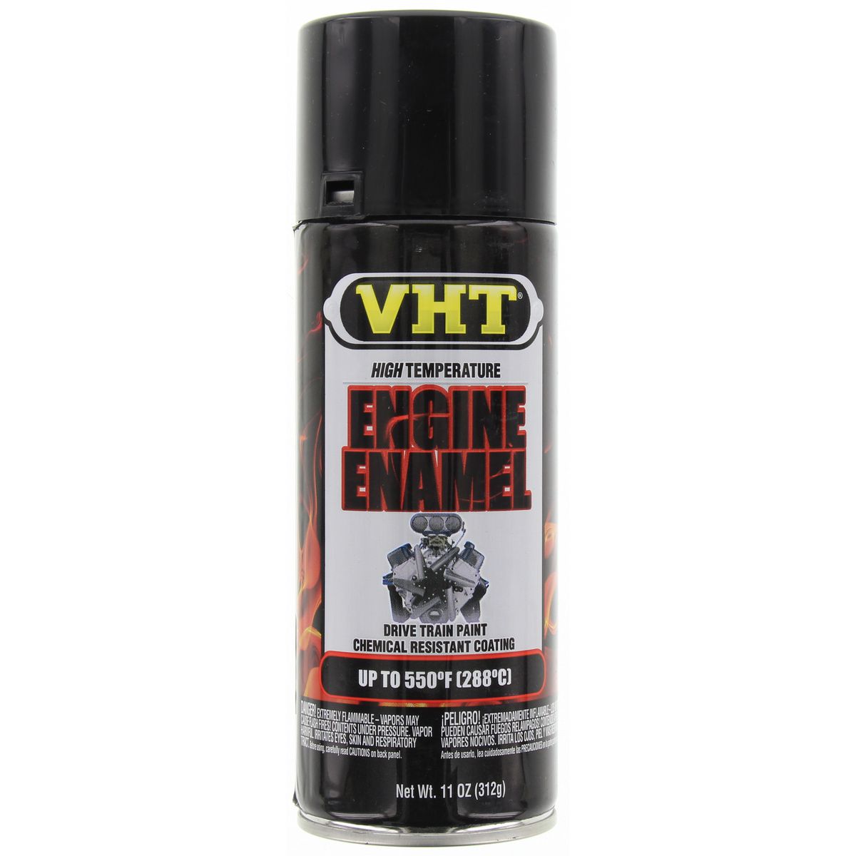VHT Aerosol Spray Engine Enamel Paint Gloss Black 312g SP124