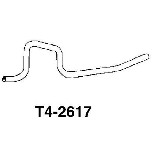Walker Exhaust Pipe-Tail Exhaust (Use T2617) T4-2617