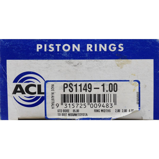 Nason Pro-Seal Piston Ring Set - 1.00mm O/Size PS1149-1.00