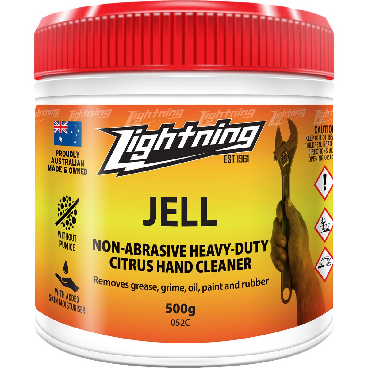 Lightning Jell Hand Cleaner 500g 052C