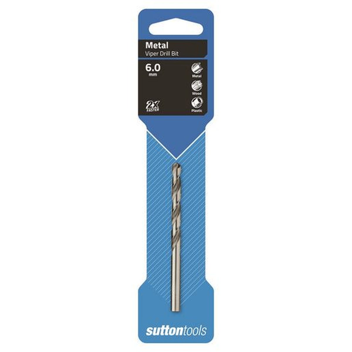 Sutton Jobber Drill Bit Viper HSS 6x93mm S/P HSP600