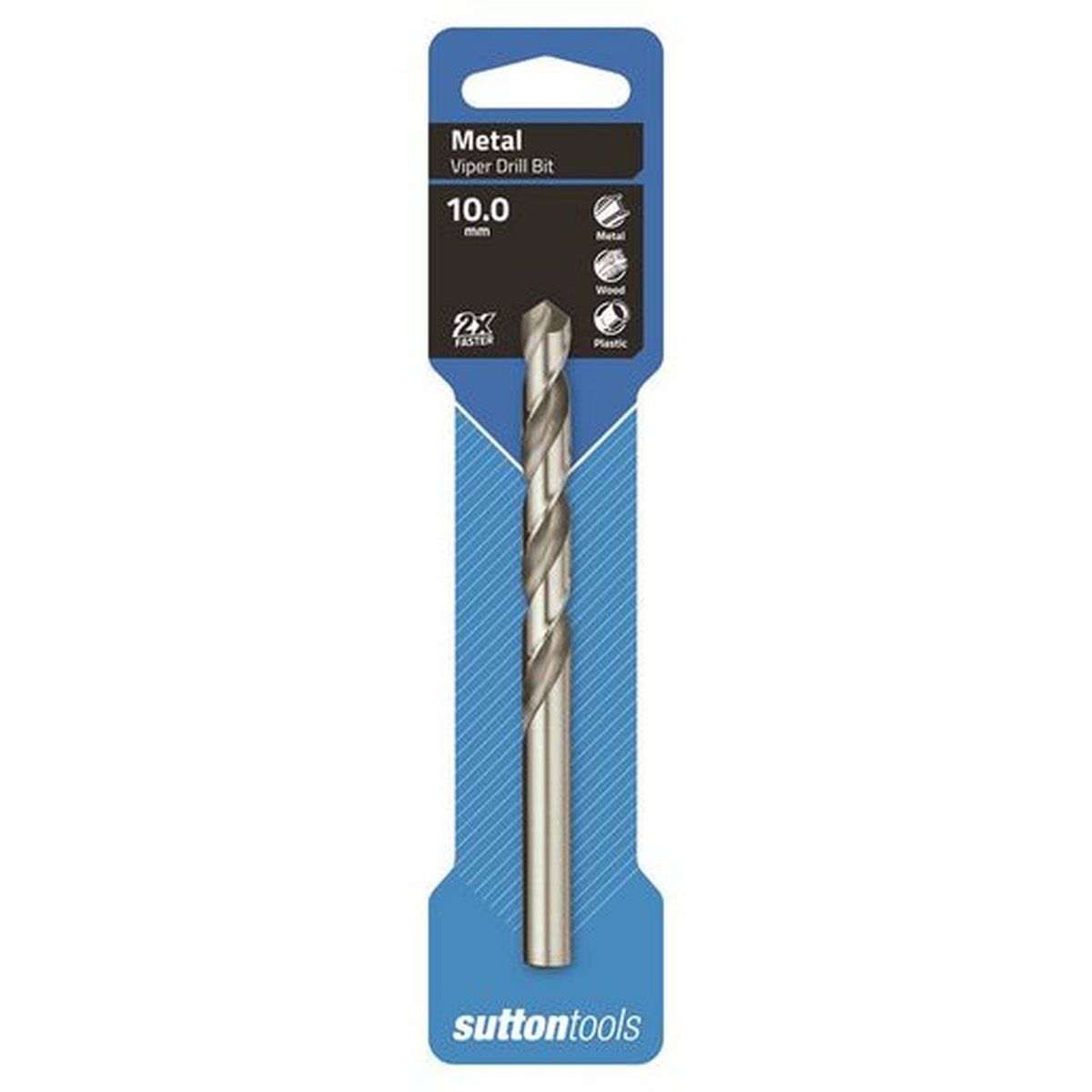 Sutton Jobber Drill Bit Viper HSS 10x133mm S/P HSP1000