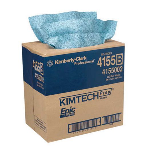 Kimwipes Wipes Prep Epic Heavy Duty Blue (Pack Of 250) 4155