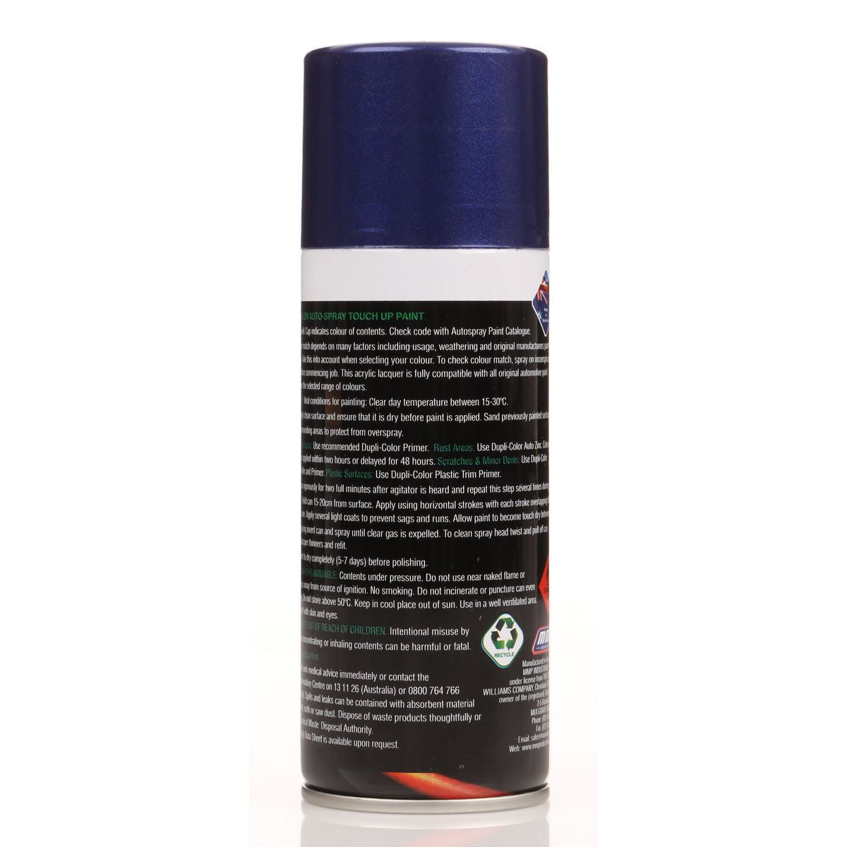 Dupli-Color Automotive Aerosol Spray Paint Reflex Blue 150g DST220