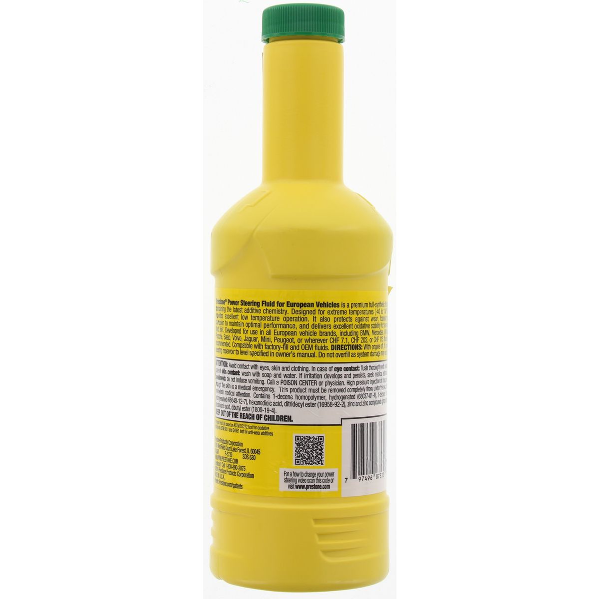 Prestone Power Steering Fluid To Suit European Vehicles AS268Y