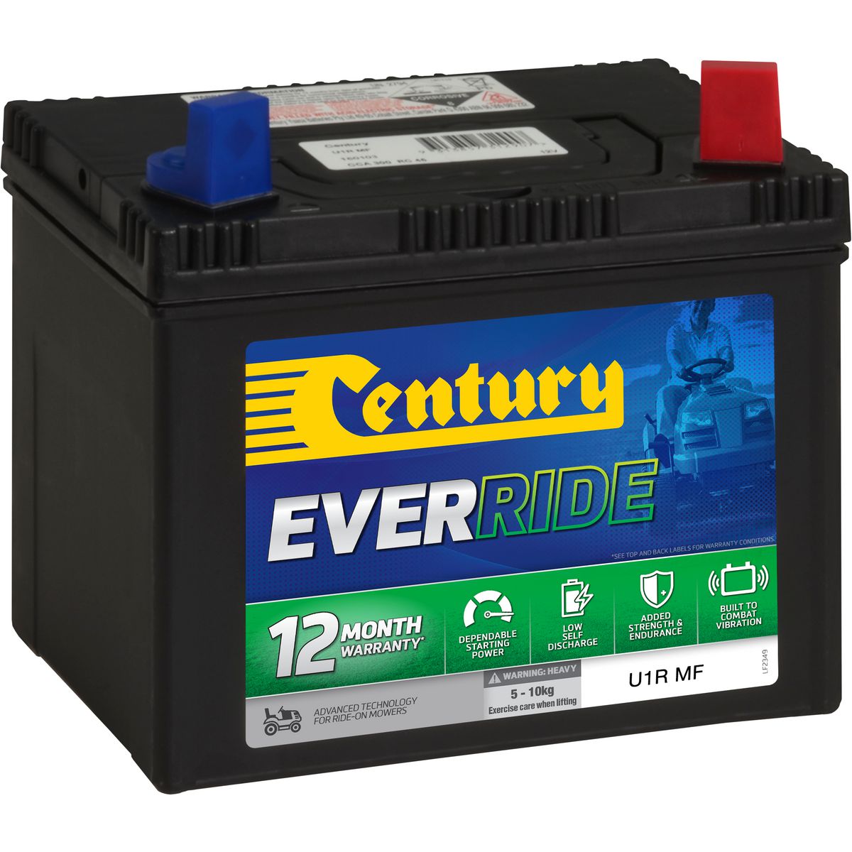 Century Batteries Battery-Everride -160103 U1R MF