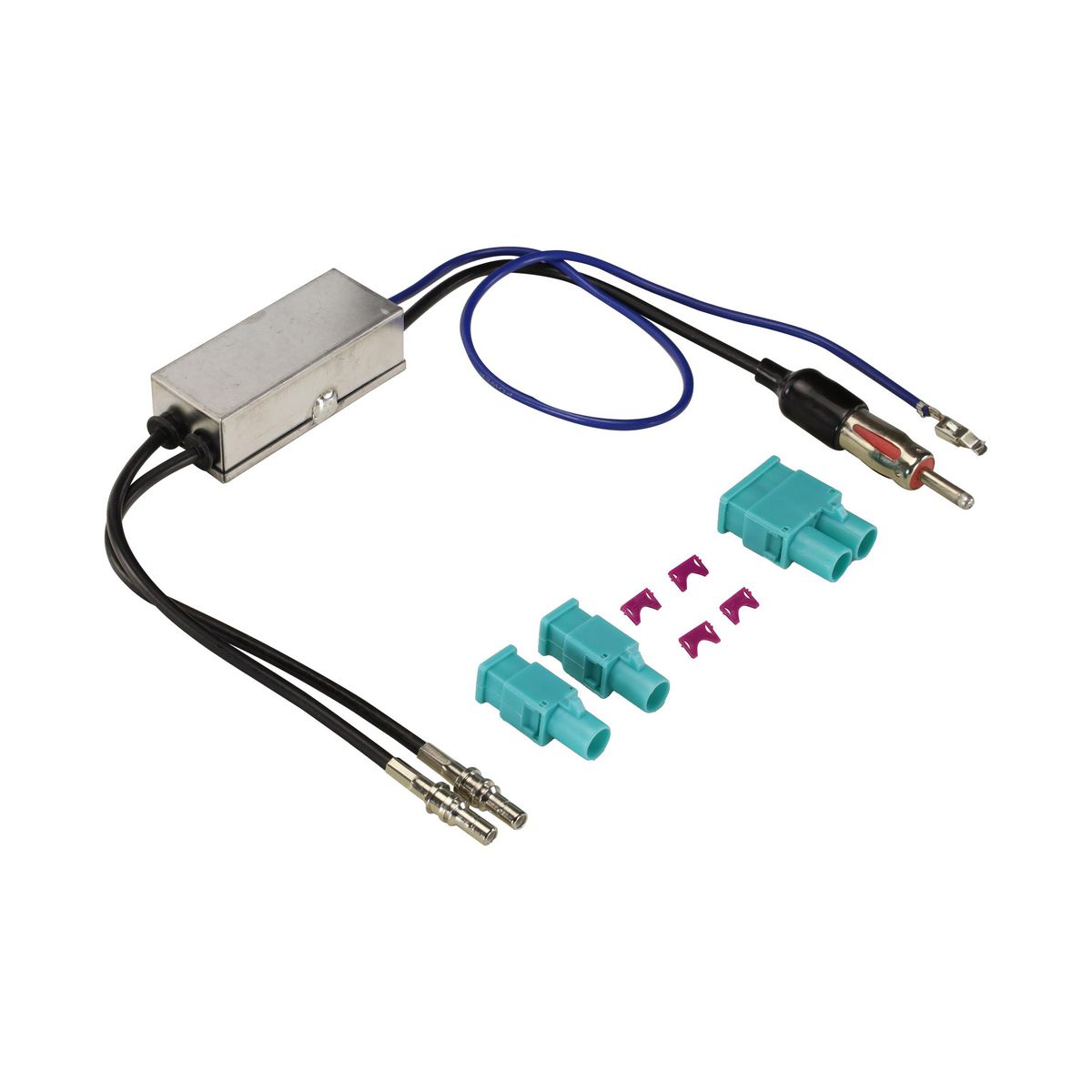 Aerpro Antenna Adaptor fits Audi 02 On Din Diversity 2 Fakra Plugs