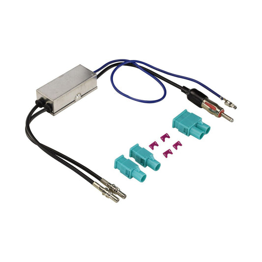 Aerpro Antenna Adaptor fits Audi 02 On Din Diversity 2 Fakra Plugs