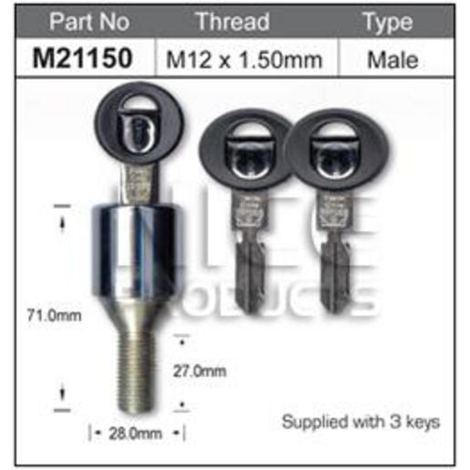 Nice Products Spare Wheel Lock M21150