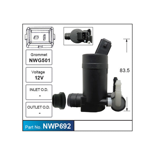 NICE Windscreen Washer Pump NWP692