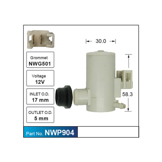 NICE Windscreen Washer Pump NWP904