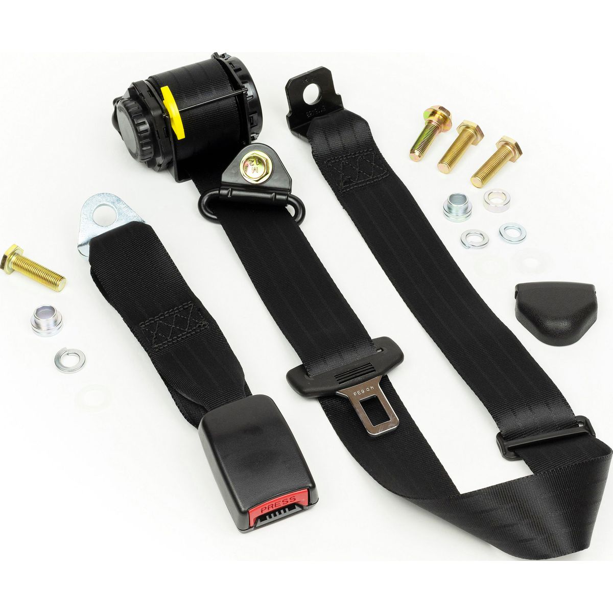 APV Seat Belt 0/0 Horizontally Mounted On Shelf 275mm Webbing Cappuccino K1511C