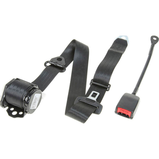APV Seat Belt 90/90 Vertically Mounted On Pillar 450mm Stalk Cappuccino K1514C