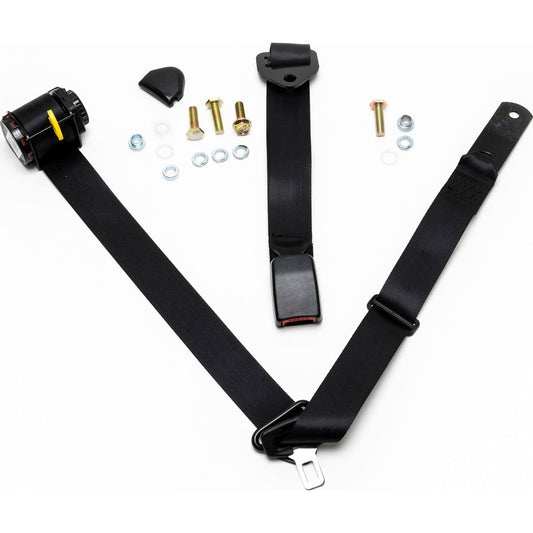 APV Seat Belt 90/90 Vertically Mounted On Pillar Adjustable Webbing Cappuccino K2255C