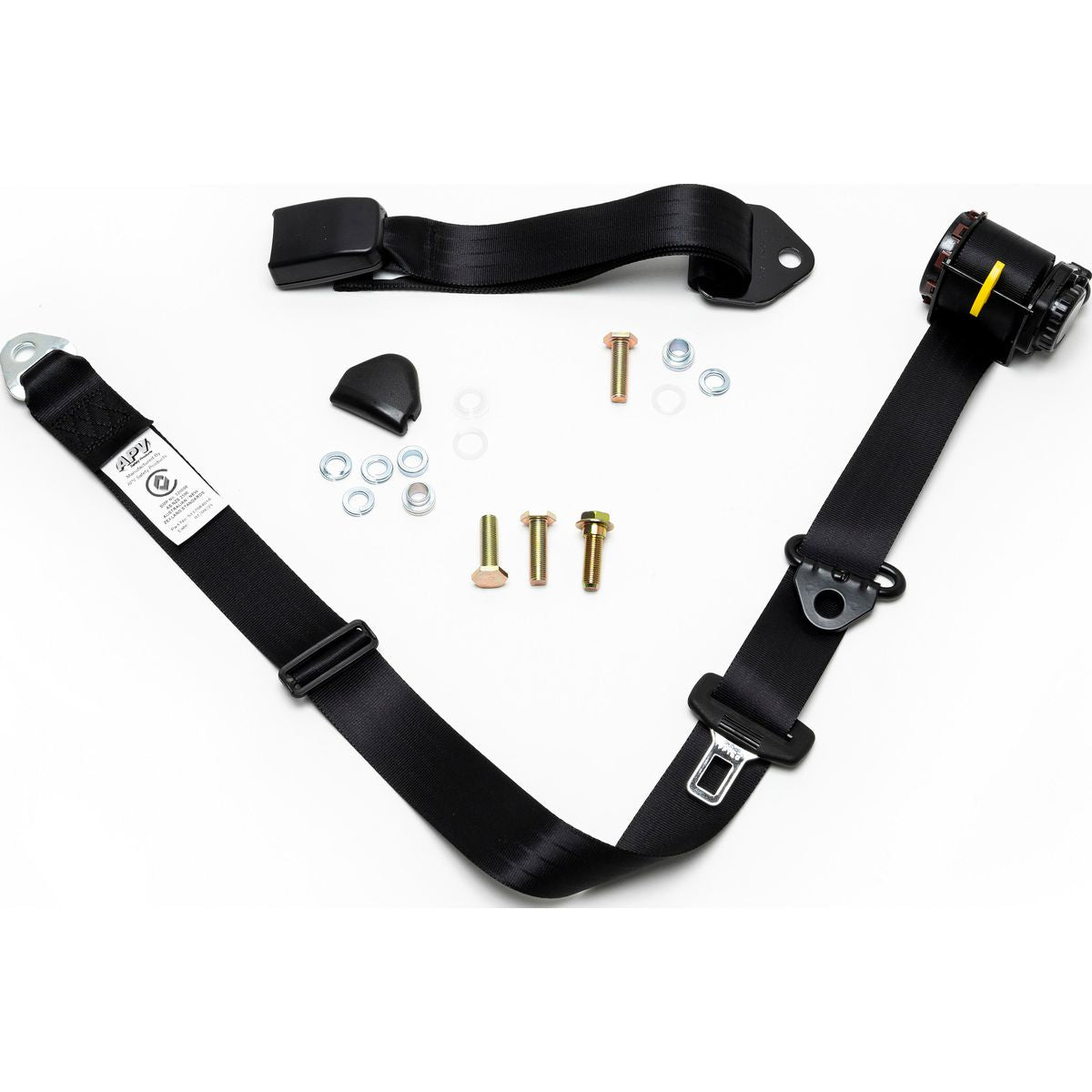 APV Seat Belt 100/90 Retractor In Pillar Adjustable Webbing Passenger Side Grey K6309GY