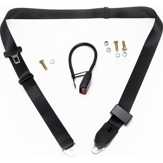 APV Seat Belt Lap Belt 400mm Stalk Drivers Side K6564