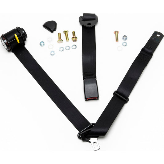 APV Seat Belt 60/90 Retractor On Pillar Adjustable Webbing Drivers Side Short Cappuccino K7252SC